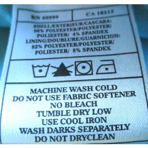 Antigua Women's Blue Checked Desert Dry Mid Rise Zip Skort Size 16 - Picture 6 of 6